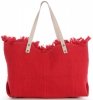 Kožené kabelka shopper bag Vittoria Gotti červená V5902
